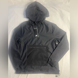 Adidas Women’s Small Soccer Tango League Windbreaker Hoodie Jacket NWT black